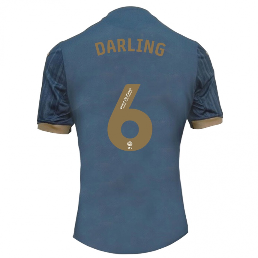 Vyrai Harry Darling #6 Tamsi Žalsva Išvykos Marškinėliai 2023/24 T-Shirt