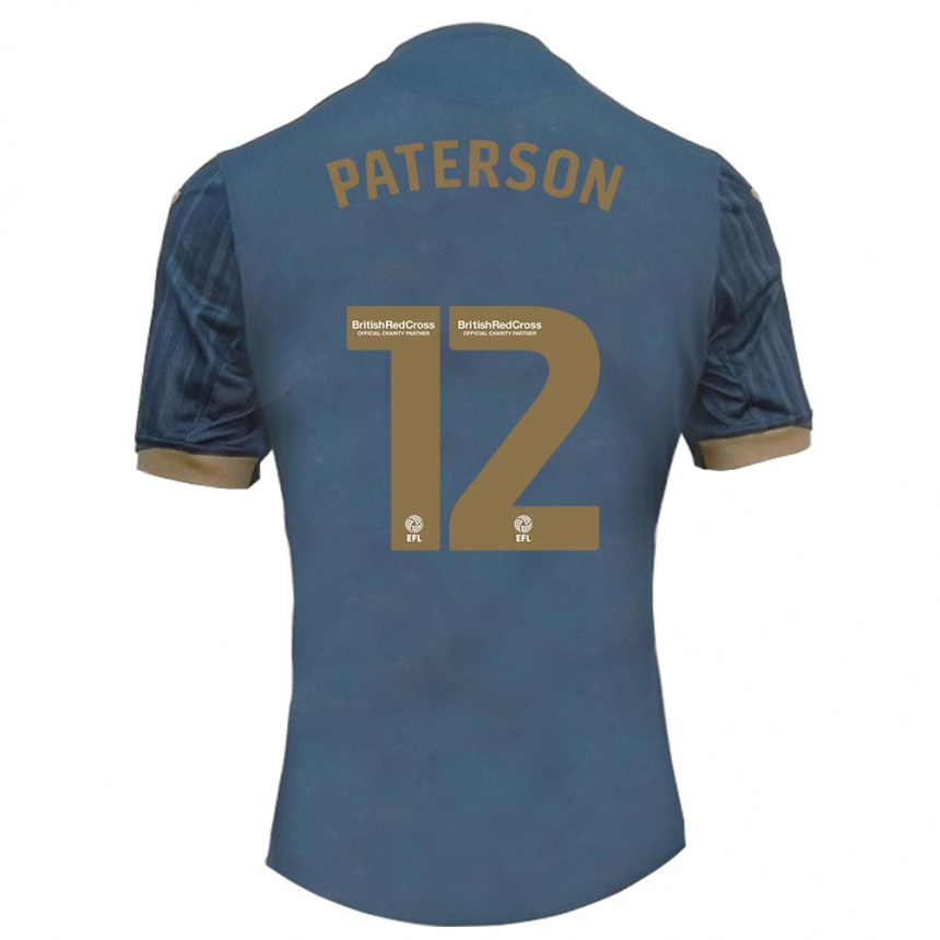 Vyrai Jamie Paterson #12 Tamsi Žalsva Išvykos Marškinėliai 2023/24 T-Shirt