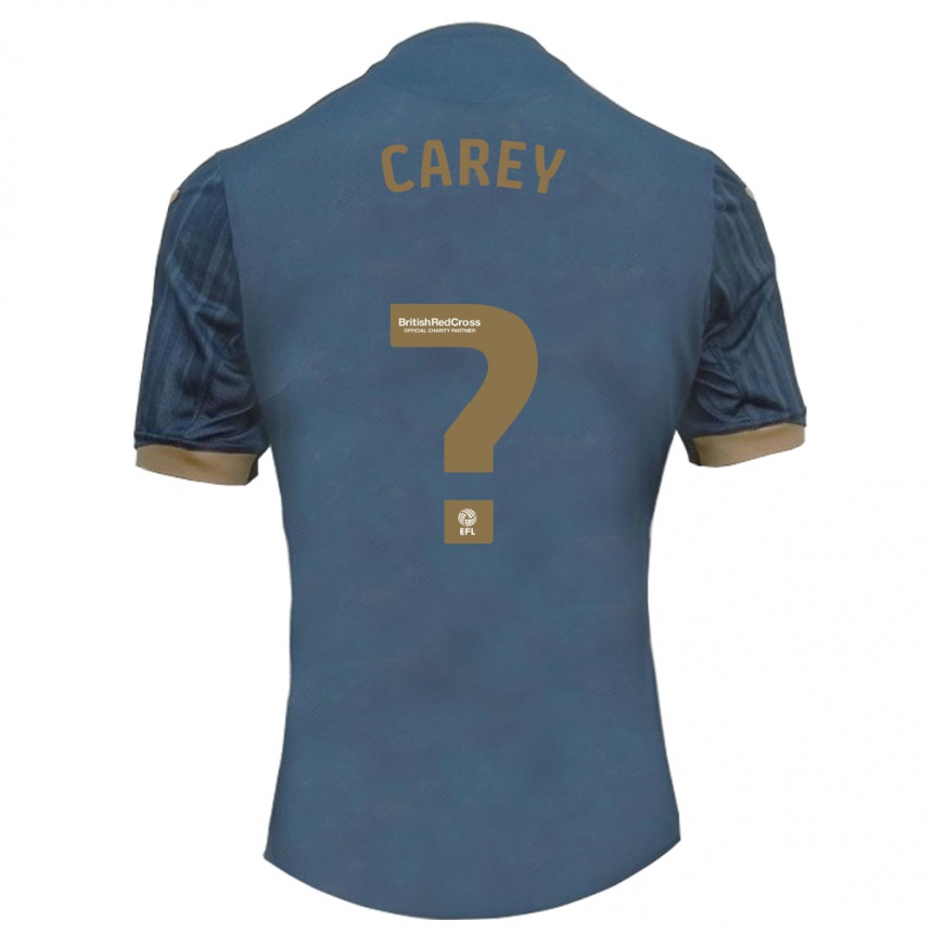 Vyrai Joshua Carey #0 Tamsi Žalsva Išvykos Marškinėliai 2023/24 T-Shirt