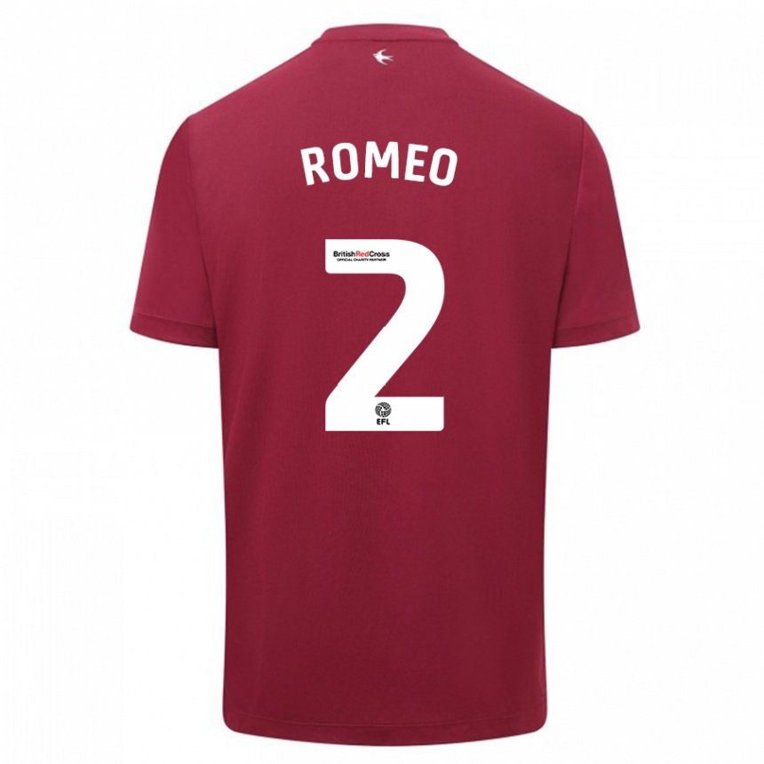 Vyrai Mahlon Romeo #2 Raudona Išvykos Marškinėliai 2023/24 T-Shirt