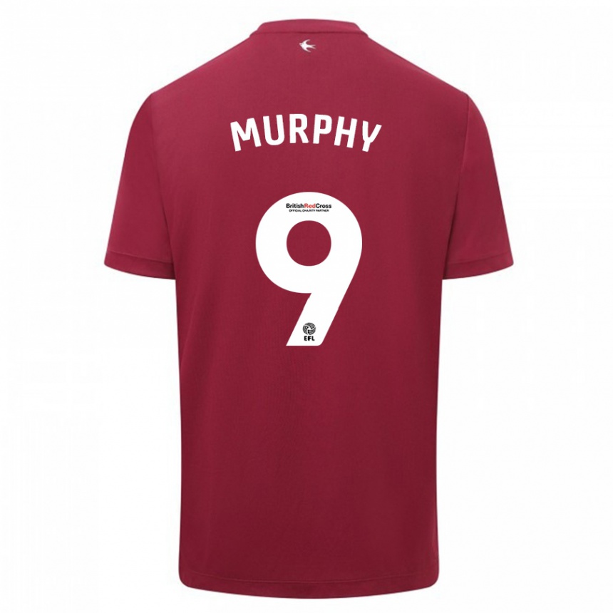 Vyrai Alana Murphy #9 Raudona Išvykos Marškinėliai 2023/24 T-Shirt