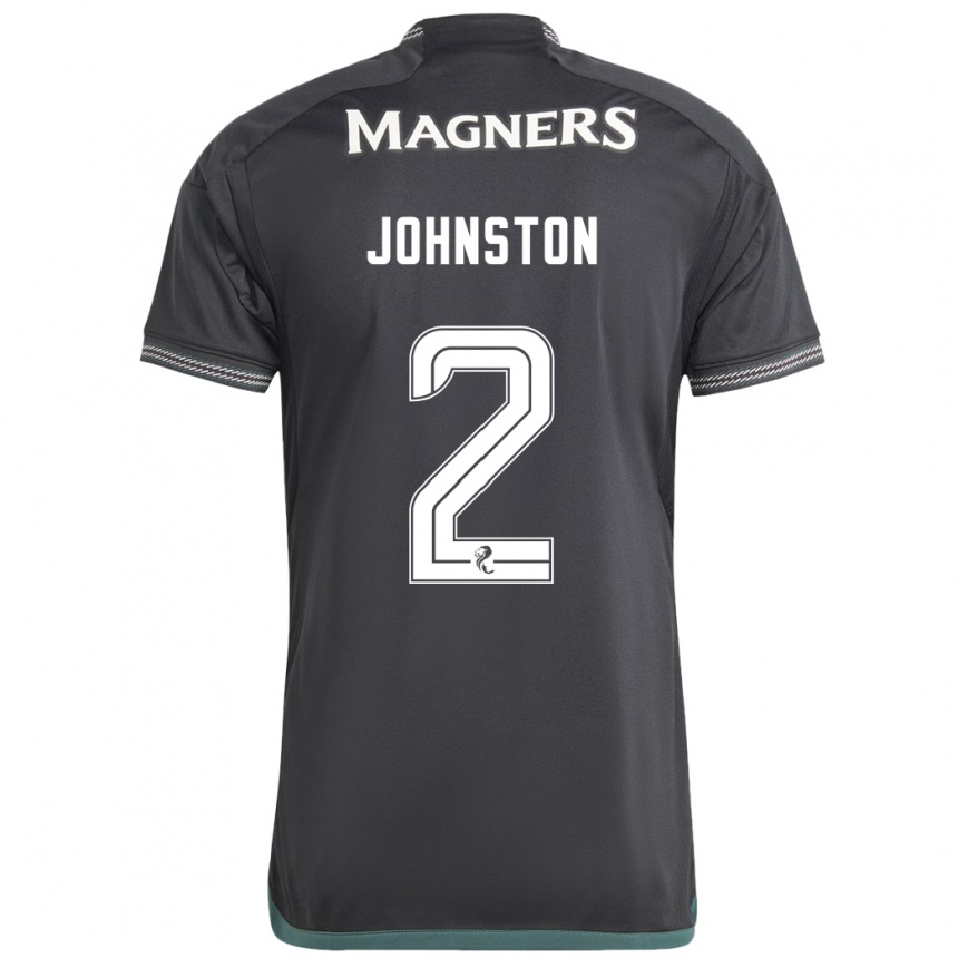 Vyrai Alistair Johnston #2 Juoda Išvykos Marškinėliai 2023/24 T-Shirt