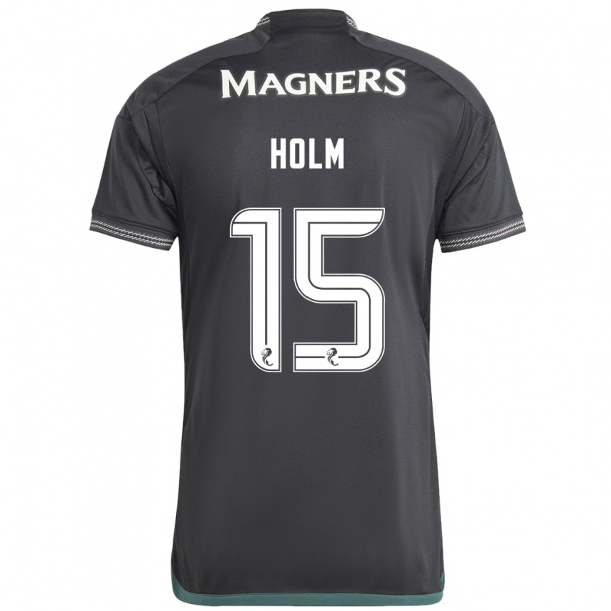 Vyrai Odin Thiago Holm #15 Juoda Išvykos Marškinėliai 2023/24 T-Shirt