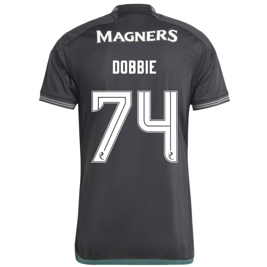 Vyrai Lewis Dobbie #74 Juoda Išvykos Marškinėliai 2023/24 T-Shirt