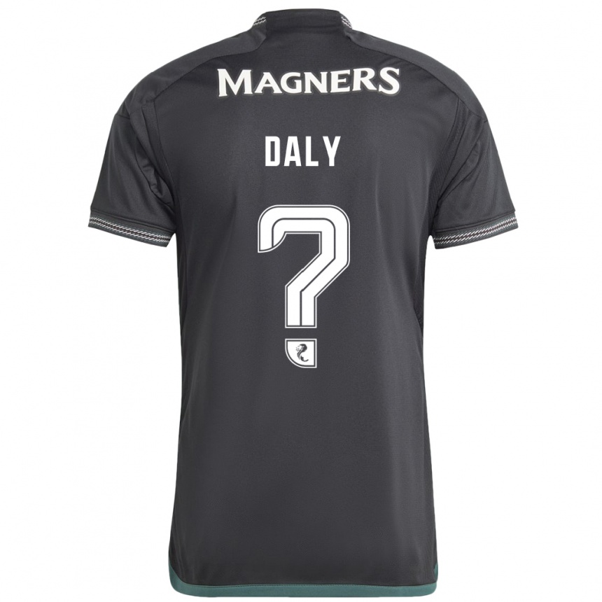 Vyrai Kayden Daly #0 Juoda Išvykos Marškinėliai 2023/24 T-Shirt