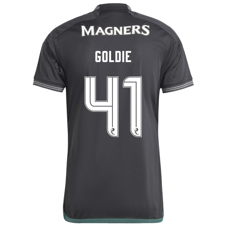 Vyrai Clare Goldie #41 Juoda Išvykos Marškinėliai 2023/24 T-Shirt