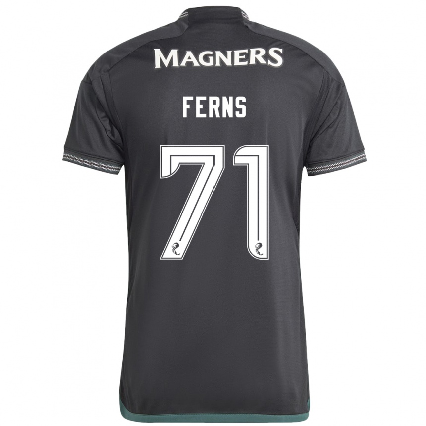 Vyrai Abbie Ferns #71 Juoda Išvykos Marškinėliai 2023/24 T-Shirt