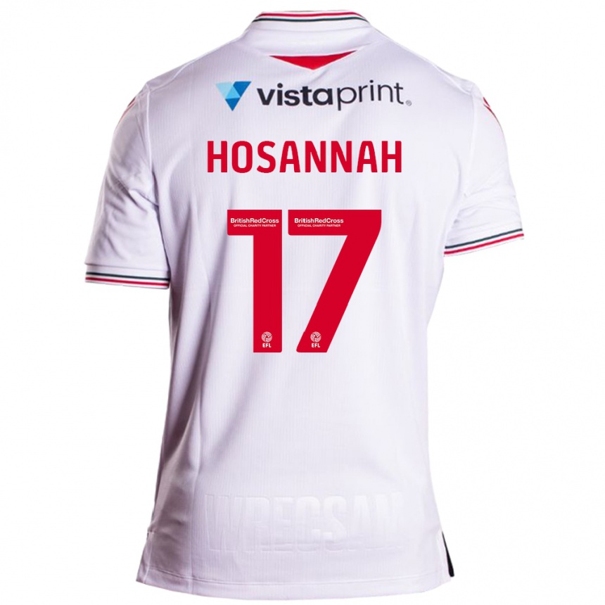 Vyrai Bryce Hosannah #17 Baltas Išvykos Marškinėliai 2023/24 T-Shirt
