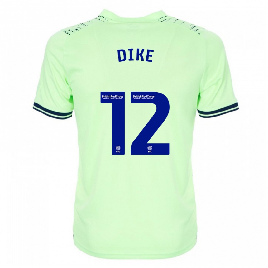 Vyrai Daryl Dike #12 Karinis Jūrų Laivynas Išvykos Marškinėliai 2023/24 T-Shirt