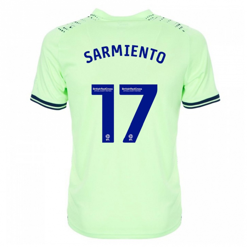 Vyrai Jeremy Sarmiento #17 Karinis Jūrų Laivynas Išvykos Marškinėliai 2023/24 T-Shirt