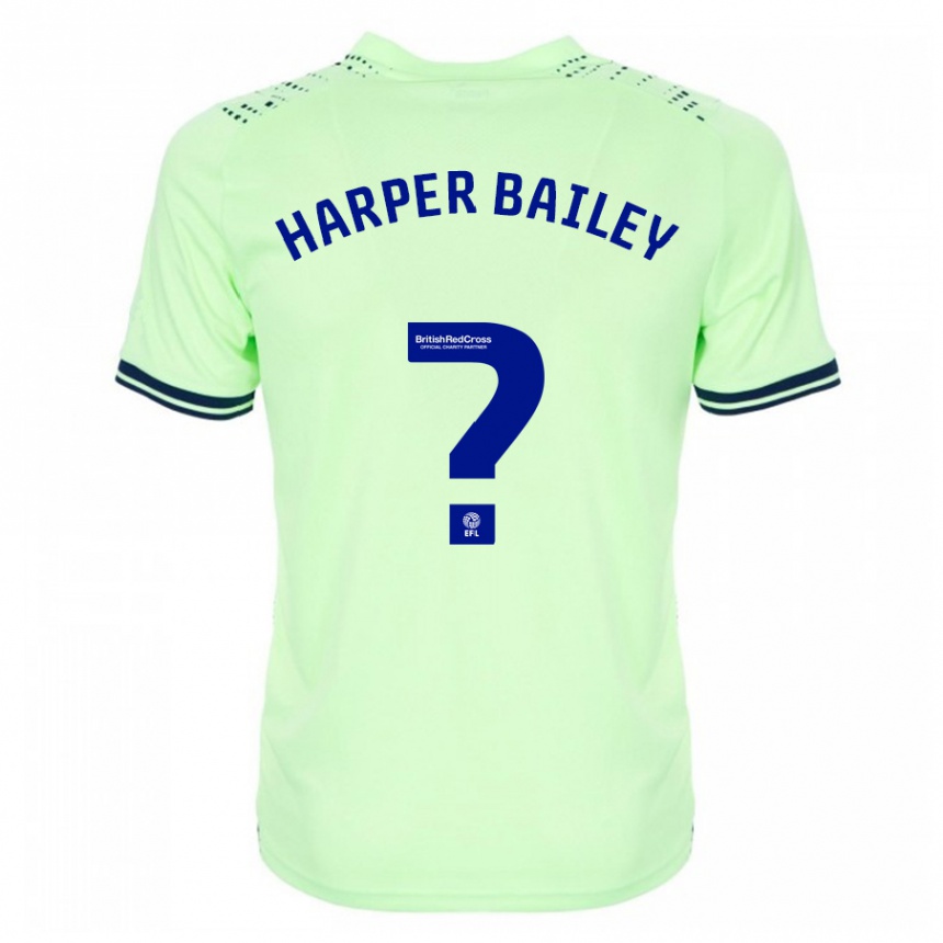 Vyrai Aaron Harper-Bailey #0 Karinis Jūrų Laivynas Išvykos Marškinėliai 2023/24 T-Shirt