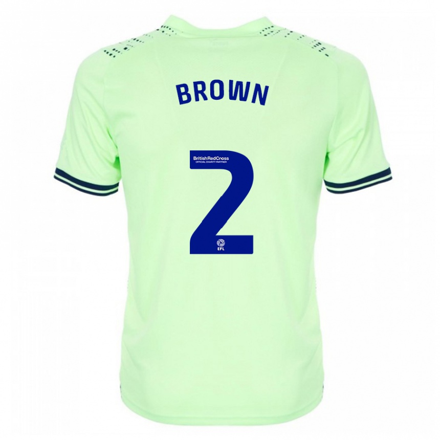 Vyrai Ashlee Brown #2 Karinis Jūrų Laivynas Išvykos Marškinėliai 2023/24 T-Shirt