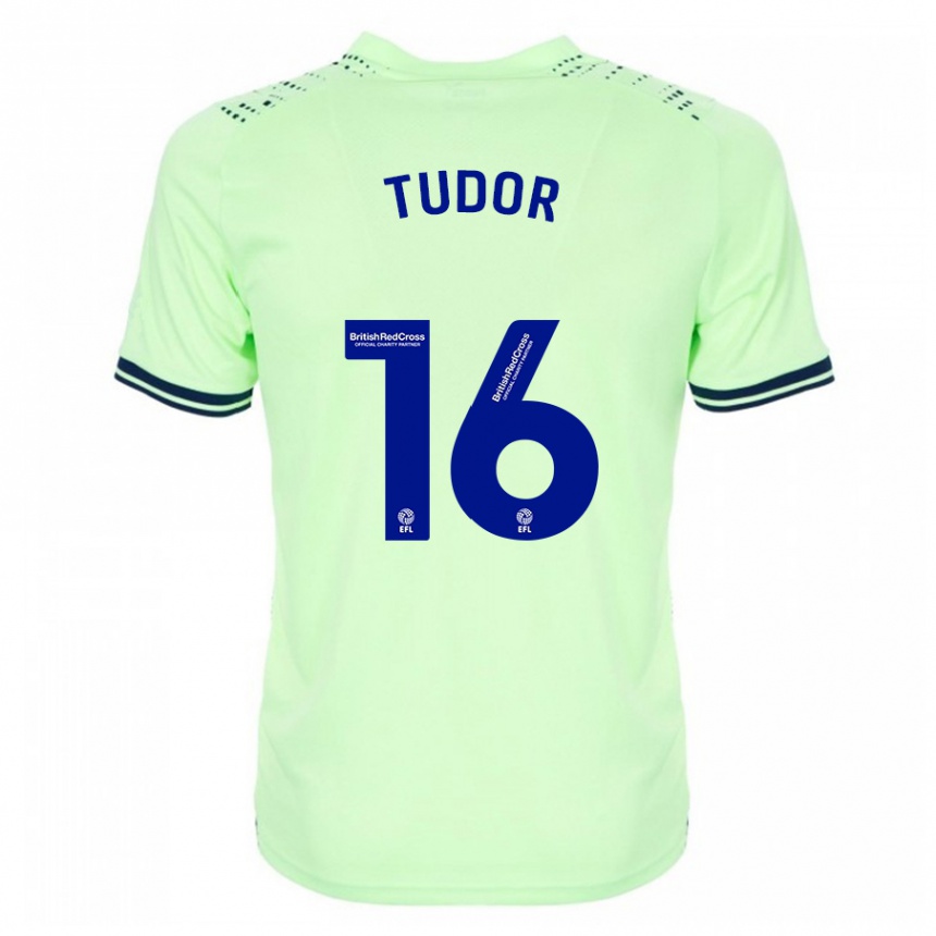 Vyrai Sophie Tudor #16 Karinis Jūrų Laivynas Išvykos Marškinėliai 2023/24 T-Shirt