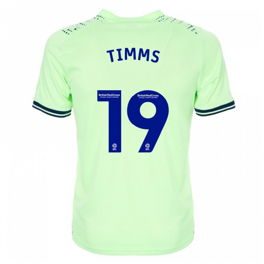 Vyrai Maria Timms #19 Karinis Jūrų Laivynas Išvykos Marškinėliai 2023/24 T-Shirt