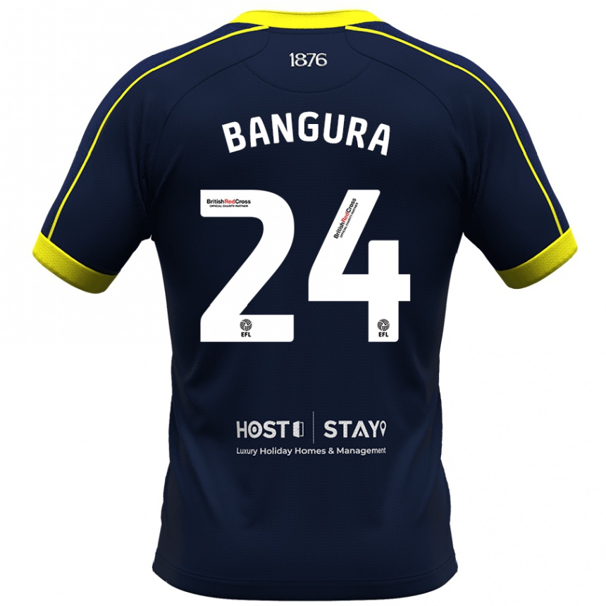 Vyrai Alex Bangura #24 Karinis Jūrų Laivynas Išvykos Marškinėliai 2023/24 T-Shirt