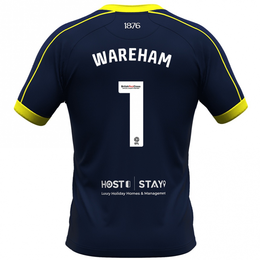 Vyrai Laura Wareham #1 Karinis Jūrų Laivynas Išvykos Marškinėliai 2023/24 T-Shirt