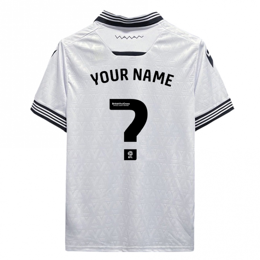 Vyrai Jūsų Vardas #0 Baltas Išvykos Marškinėliai 2023/24 T-Shirt
