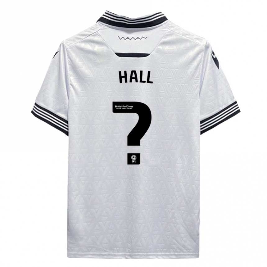 Vyrai Jack Hall #0 Baltas Išvykos Marškinėliai 2023/24 T-Shirt