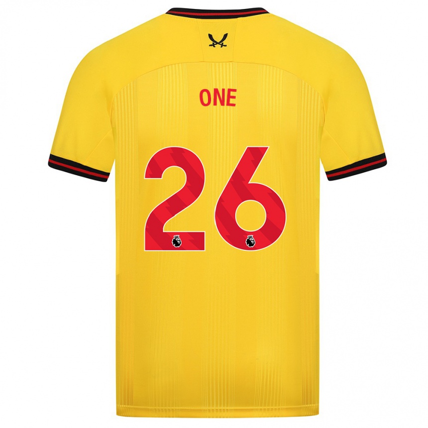 Vyrai Ryan Oné #26 Geltona Išvykos Marškinėliai 2023/24 T-Shirt