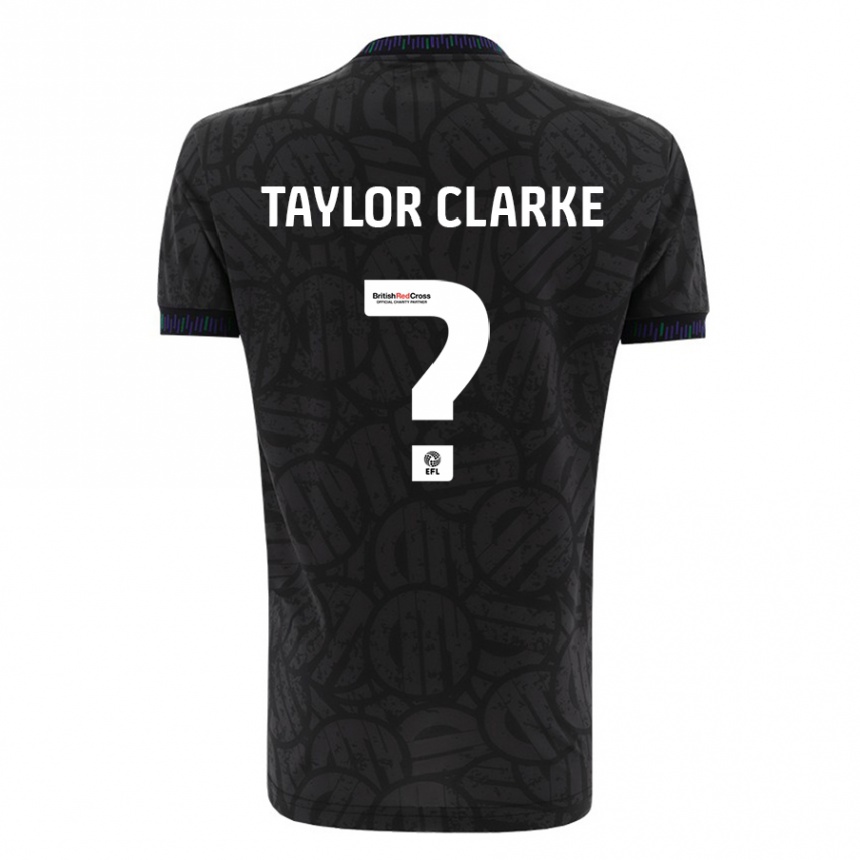 Vyrai Omar Taylor-Clarke #0 Juoda Išvykos Marškinėliai 2023/24 T-Shirt