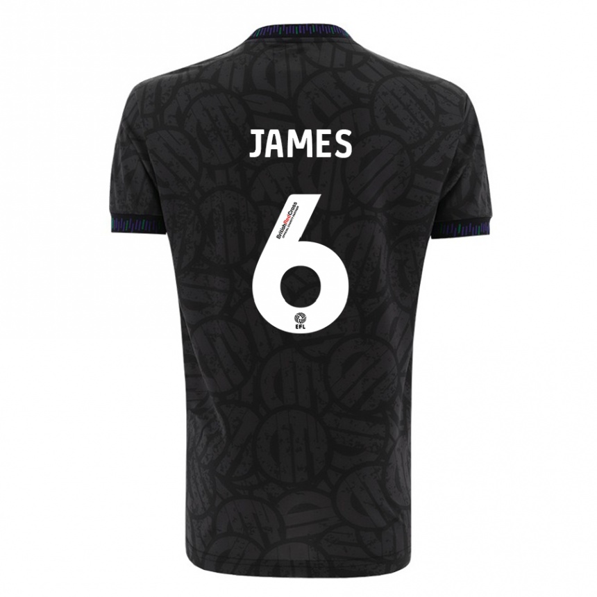 Vyrai Matty James #6 Juoda Išvykos Marškinėliai 2023/24 T-Shirt