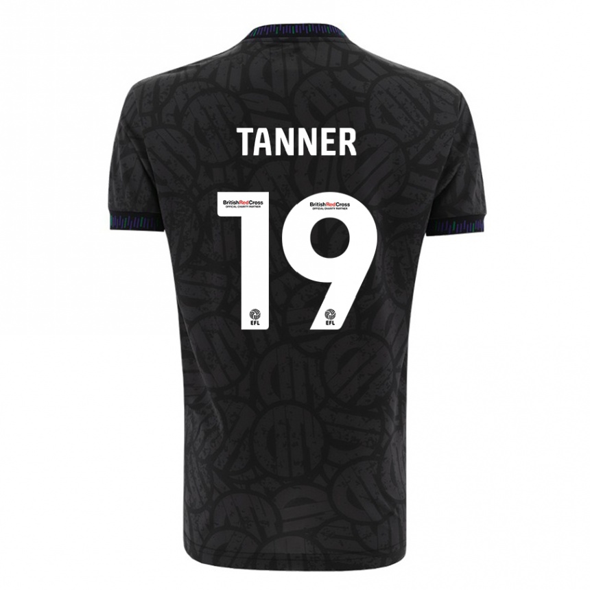 Vyrai George Tanner #19 Juoda Išvykos Marškinėliai 2023/24 T-Shirt