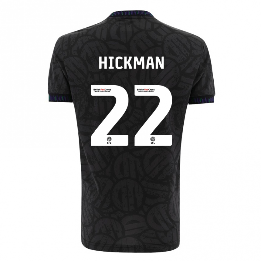 Vyrai Taylor Gardner-Hickman #22 Juoda Išvykos Marškinėliai 2023/24 T-Shirt