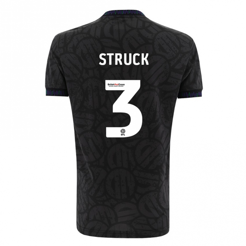 Vyrai Sille Struck #3 Juoda Išvykos Marškinėliai 2023/24 T-Shirt