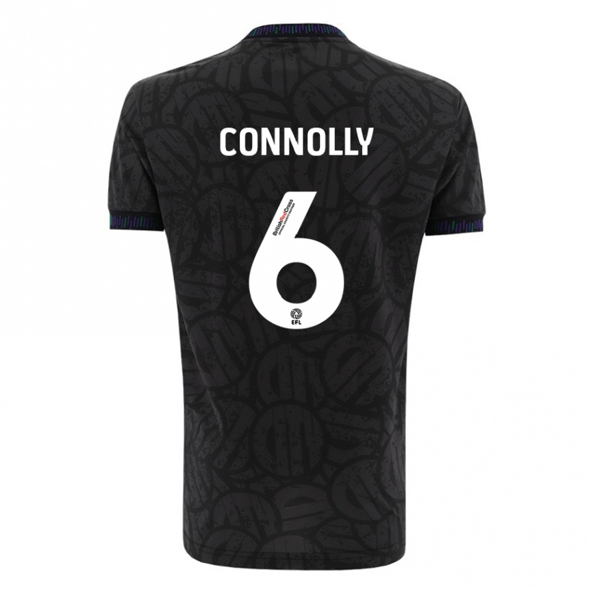 Vyrai Megan Connolly #6 Juoda Išvykos Marškinėliai 2023/24 T-Shirt