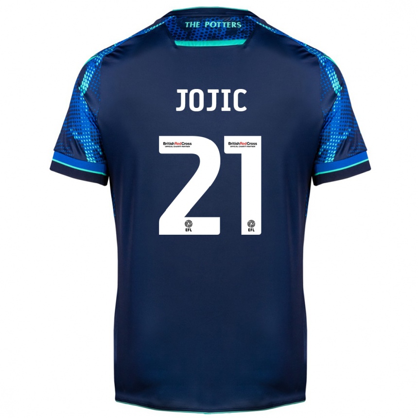 Vyrai Nikola Jojic #21 Karinis Jūrų Laivynas Išvykos Marškinėliai 2023/24 T-Shirt