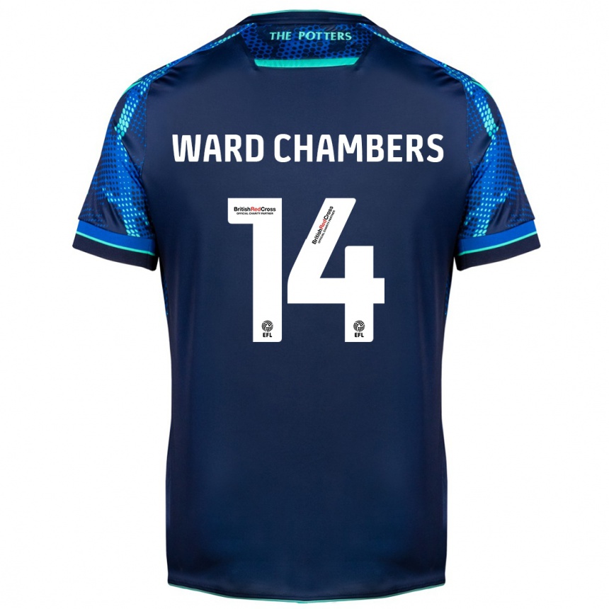 Vyrai Courtnay Ward-Chambers #14 Karinis Jūrų Laivynas Išvykos Marškinėliai 2023/24 T-Shirt