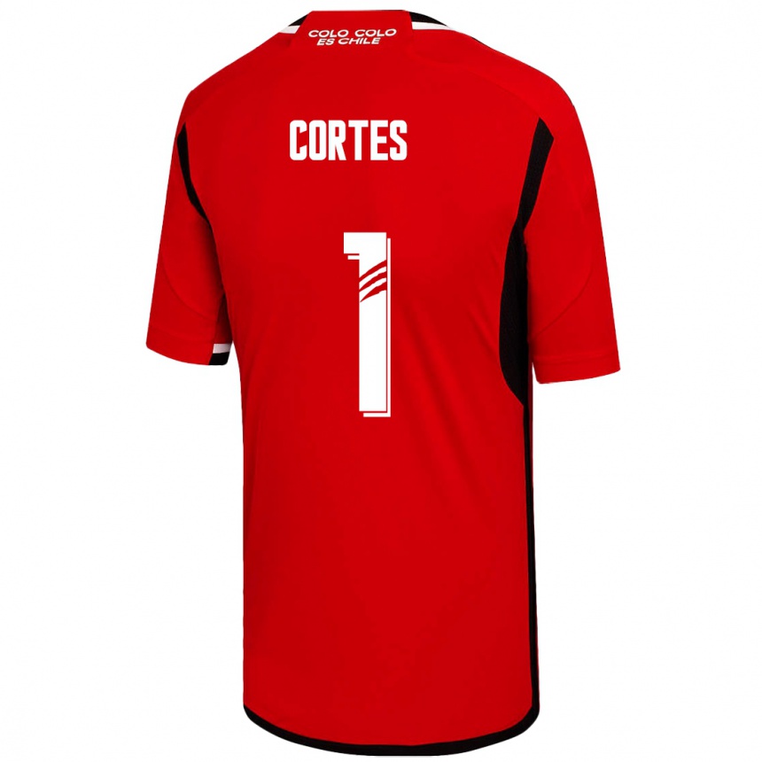 Vyrai Brayan Cortés #1 Raudona Išvykos Marškinėliai 2023/24 T-Shirt