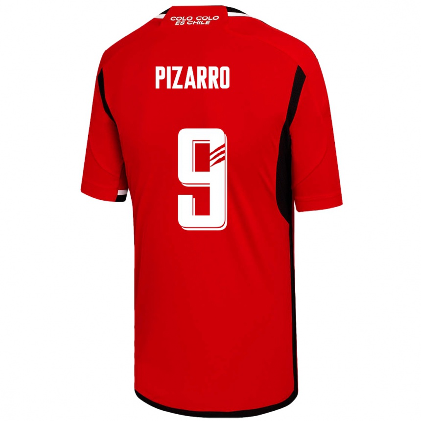 Vyrai Damián Pizarro #9 Raudona Išvykos Marškinėliai 2023/24 T-Shirt