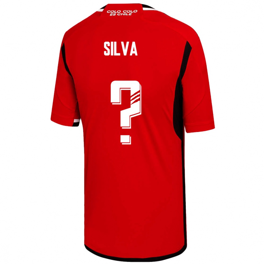 Vyrai Bastián Silva #0 Raudona Išvykos Marškinėliai 2023/24 T-Shirt