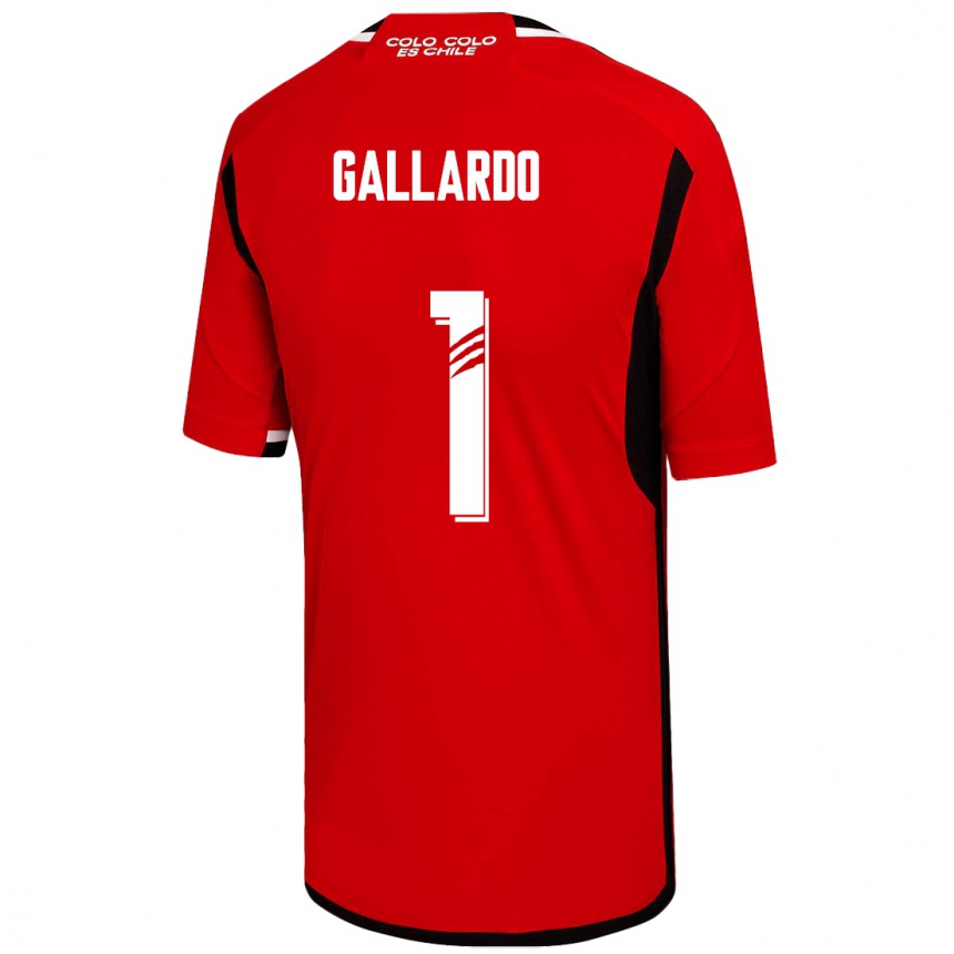 Vyrai Alexia Gallardo #1 Raudona Išvykos Marškinėliai 2023/24 T-Shirt