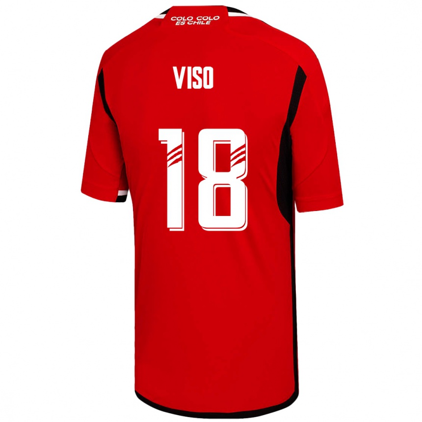 Vyrai Ysaura Viso #18 Raudona Išvykos Marškinėliai 2023/24 T-Shirt