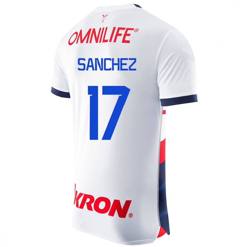 Vyrai Jesús Sánchez #17 Baltas Išvykos Marškinėliai 2023/24 T-Shirt