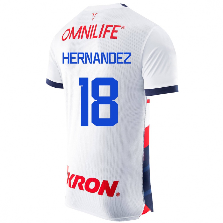 Vyrai Montserrat Hernández #18 Baltas Išvykos Marškinėliai 2023/24 T-Shirt