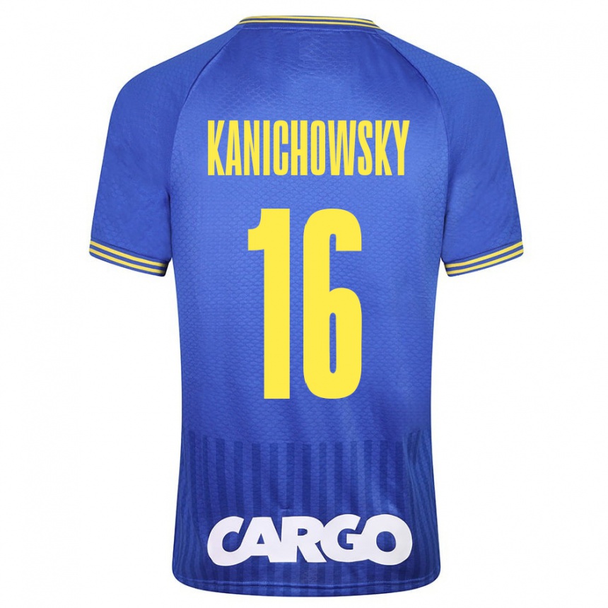 Vyrai Gabi Kanichowsky #16 Mėlyna Išvykos Marškinėliai 2023/24 T-Shirt