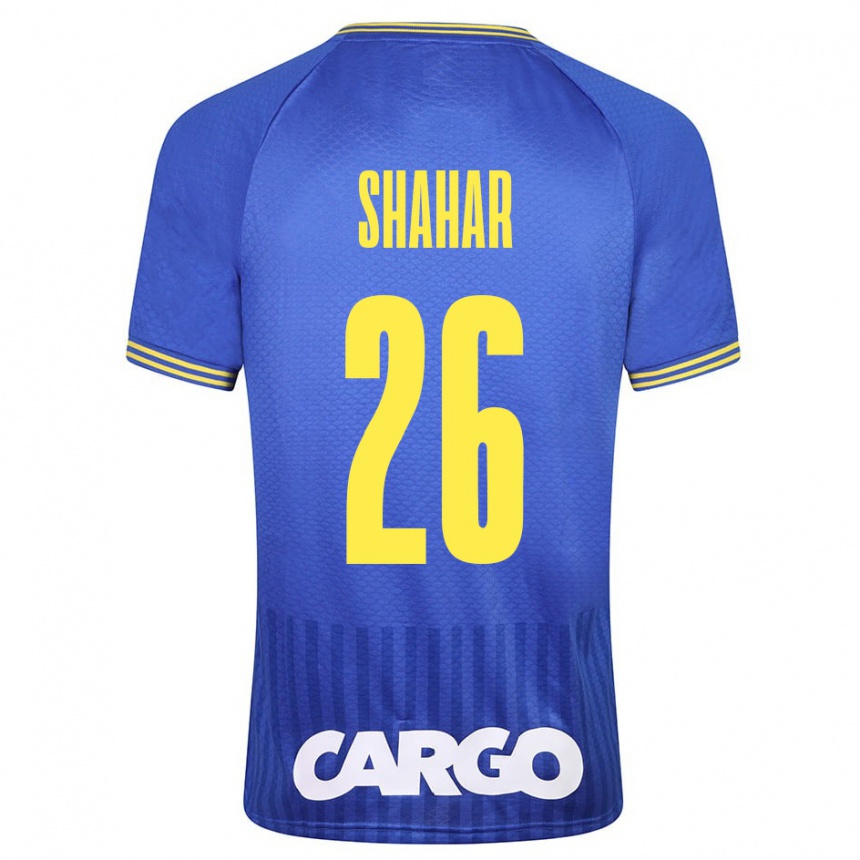 Vyrai Ido Shahar #26 Mėlyna Išvykos Marškinėliai 2023/24 T-Shirt