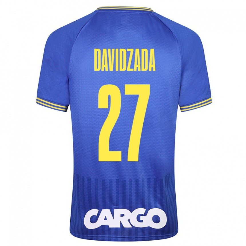 Vyrai Ofir Davidzada #27 Mėlyna Išvykos Marškinėliai 2023/24 T-Shirt