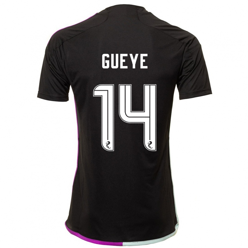 Vyrai Pape Habib Gueye #14 Juoda Išvykos Marškinėliai 2023/24 T-Shirt