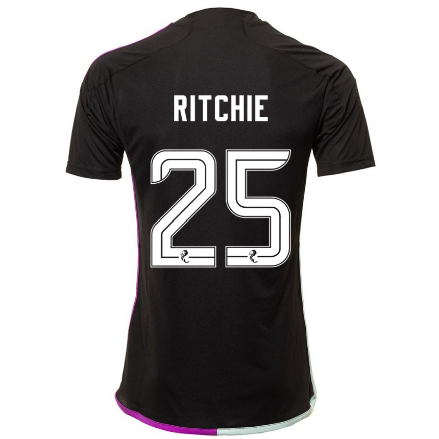 Vyrai Tom Ritchie #25 Juoda Išvykos Marškinėliai 2023/24 T-Shirt