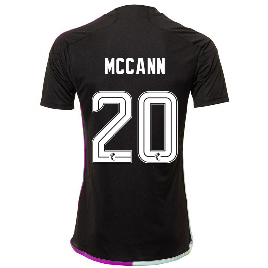 Vyrai Annalisa Mccann #20 Juoda Išvykos Marškinėliai 2023/24 T-Shirt