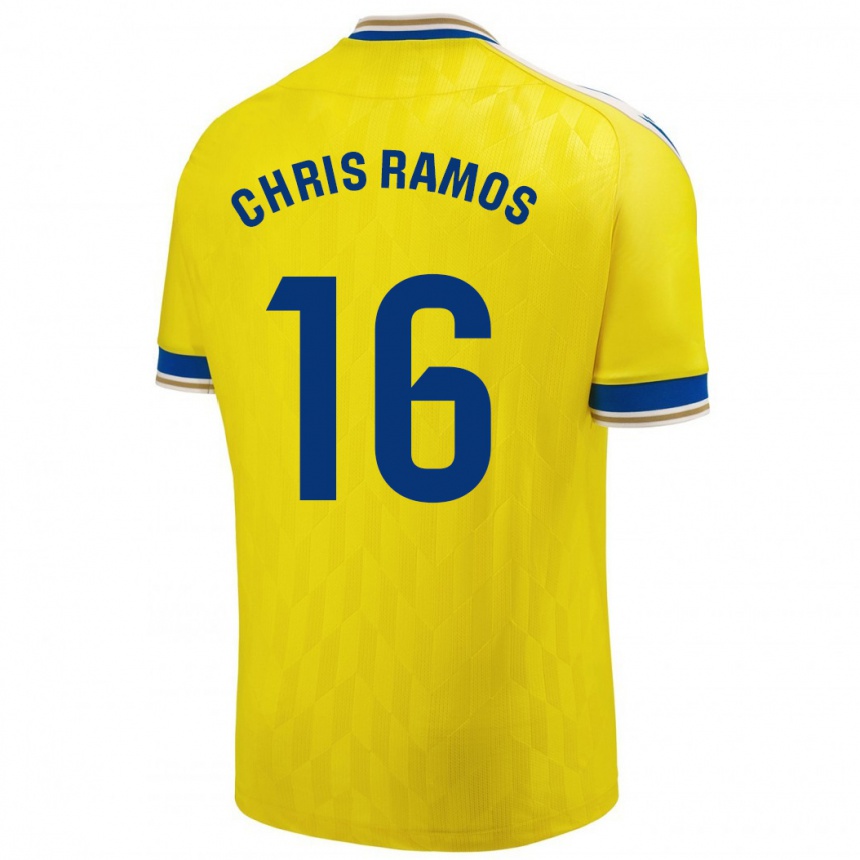 Moteriškas Chris Ramos #16 Geltona Namų Marškinėliai 2023/24 T-Shirt