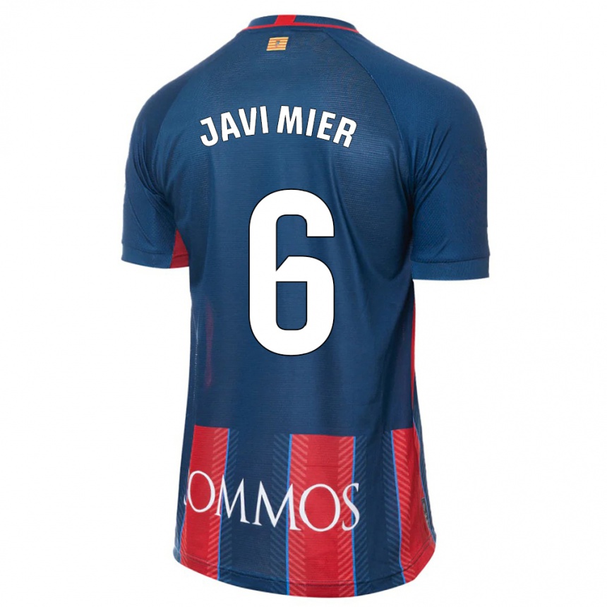 Moteriškas Javi Mier #6 Karinis Jūrų Laivynas Namų Marškinėliai 2023/24 T-Shirt