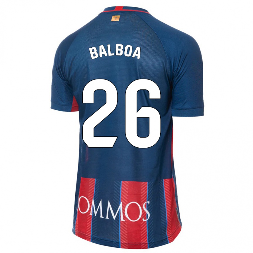 Moteriškas Álex Balboa #26 Karinis Jūrų Laivynas Namų Marškinėliai 2023/24 T-Shirt