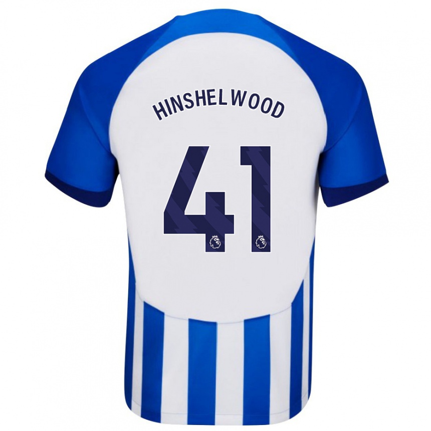 Moteriškas Jack Hinshelwood #41 Mėlyna Namų Marškinėliai 2023/24 T-Shirt