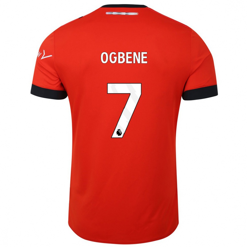 Moteriškas Chiedozie Ogbene #7 Raudona Namų Marškinėliai 2023/24 T-Shirt