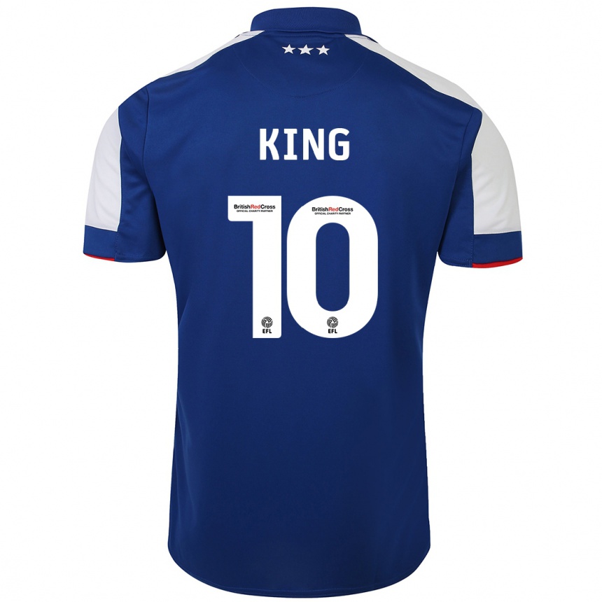 Moteriškas Eloise King #10 Mėlyna Namų Marškinėliai 2023/24 T-Shirt